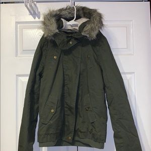 Olive green jacket